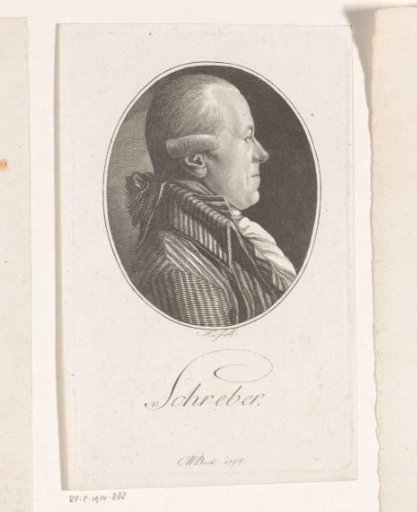Portrait of Johann Christian Daniel von Schreber