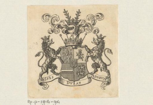 Ex libris of Nassau-Zuylestein, Earl of Rochford