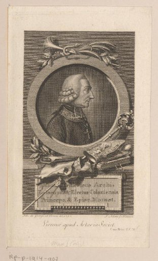 Portrait of Maximiliaan Frederik van Königsegg-Rothenfels