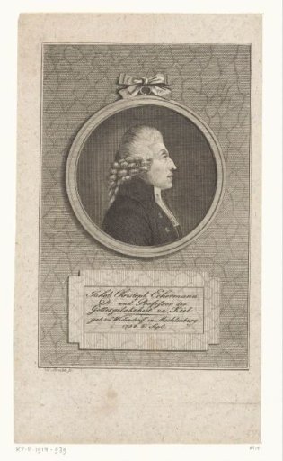 Portrait of Jakob Christoph Eckermann