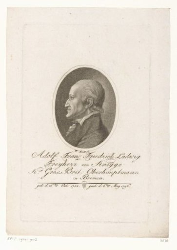 Portrait of Adolph Knigge