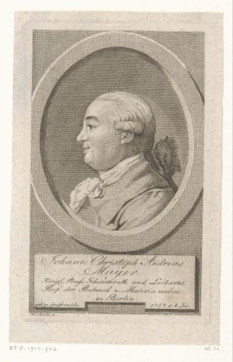 Portrait of Johann Christoph Andreas Mayer