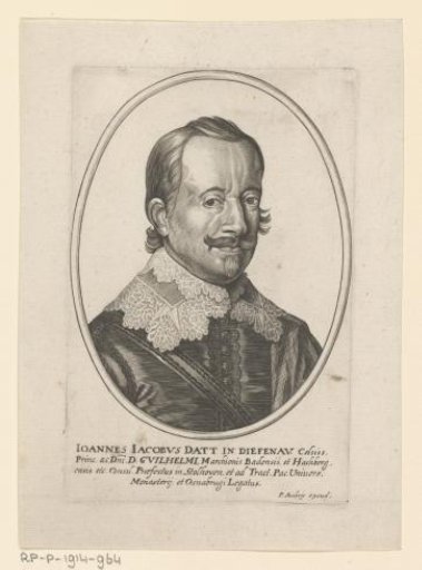 Portrait of Johannes Jacob Datt