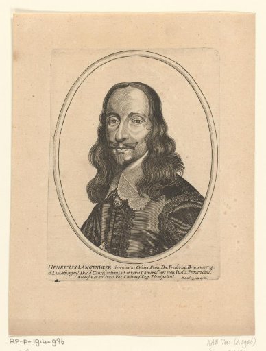 Portrait of Heinrich Langenbeck