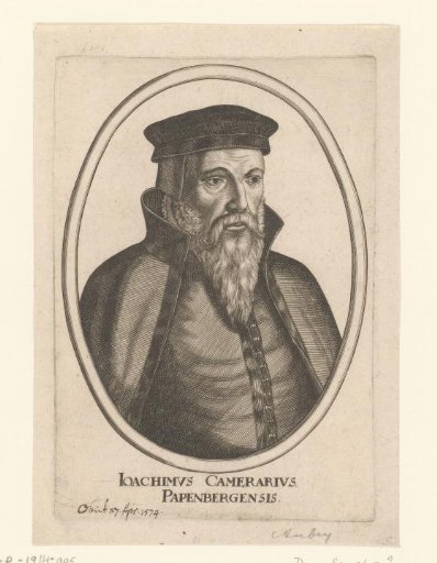 Portrait of Joachim Camerarius