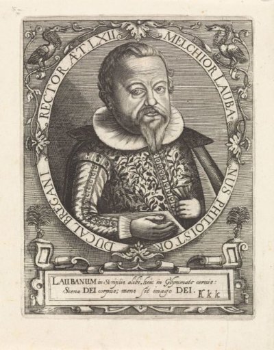 Portrait of Melchior Laubanus