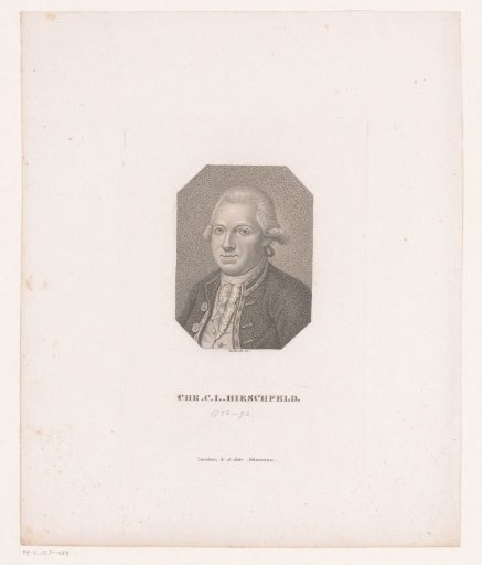 Portrait of Christian Hirschfeld