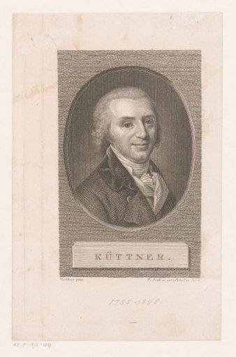 Portrait of Carl Gottlob Küttner