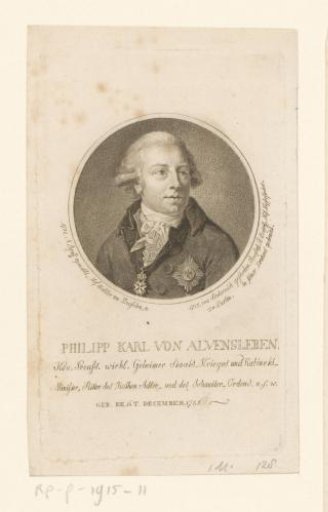 Portrait of Philipp Karl, Count of Alvensleben-Hundisburg