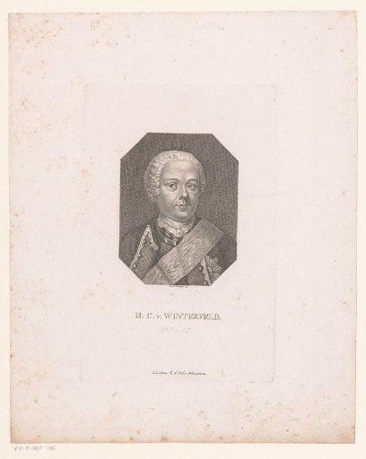 Portrait of Hans Carl von Winterfeld