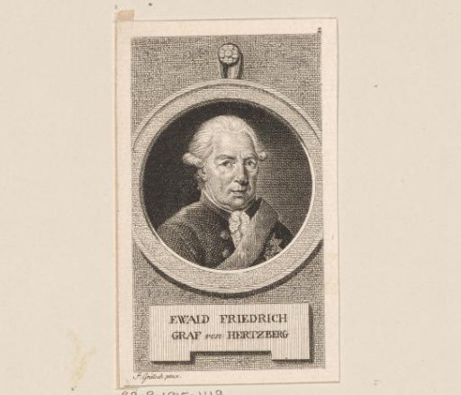 Portrait of Ewald Friedrich von Hertzberg