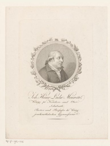 Portrait of Johann Heinrich Ludwig Meierotto