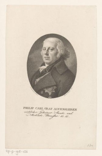 Portrait of Philipp Karl Count von Alvensleben-Hundisburg