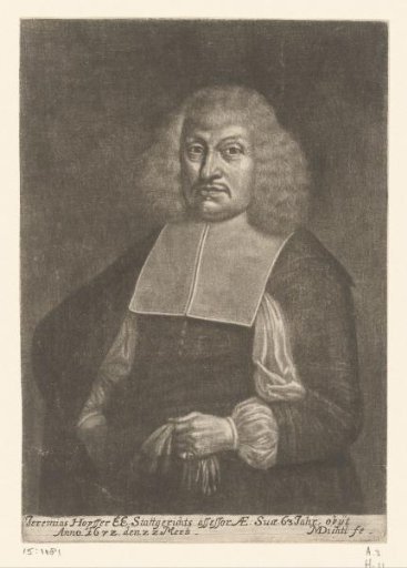 Portrait of Jeremias Hopffer