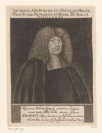 Portrait of Johann Saubertus