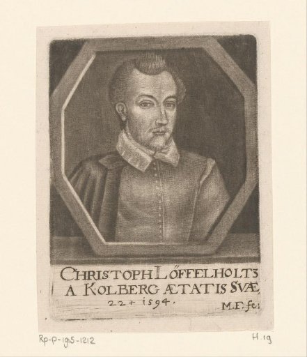 Portrait of Christoph Löffelholtz von Kolberg aged 22