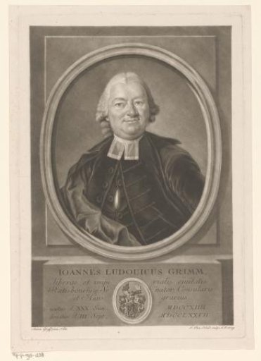 Portrait of Johann Ludwig Grimm