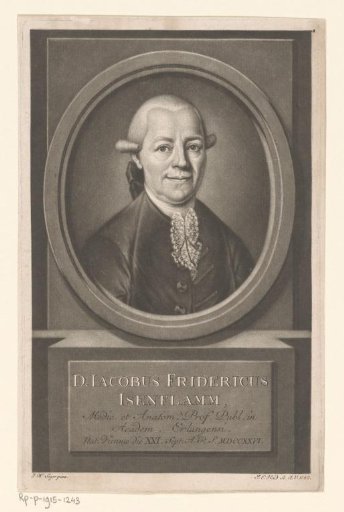 Portrait of Jacob Friedrich Isenflamm