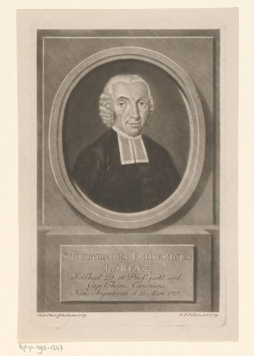 Portrait of Friedrich Sigismund Lorenz