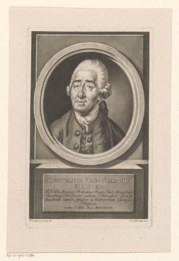 Portrait of Christian Georg Friedrich Meister