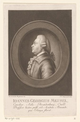Portrait of Johann Georg Meusel