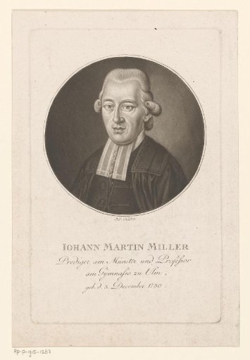 Portrait of Johann Martin Miller