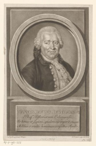 Portrait of Johann Paul Reinhard