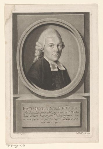 Portrait of Johann Georg Rosenmüller