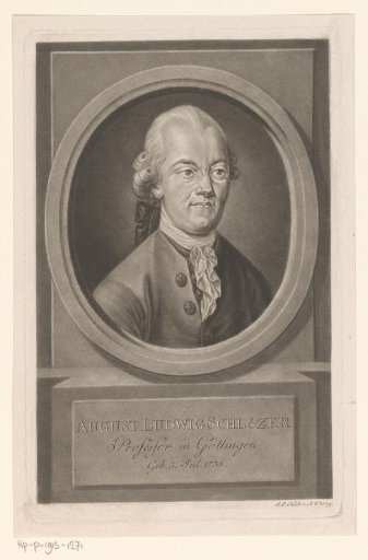 Portrait of August Ludwig von Schlözer