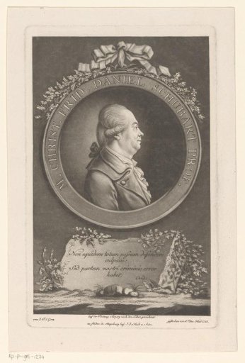 Portrait of Christian Friedrich Daniel Schubart
