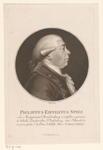 Portrait of Philipp Ernst Spiess