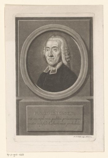 Portrait of Georg Joachim Zollikofer