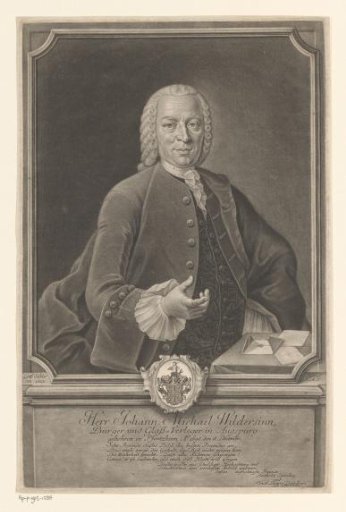 Portrait of Johann Michael Wildersinn