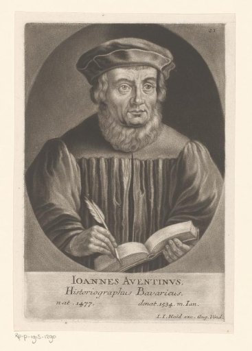 Portrait of Johannes Aventinus
