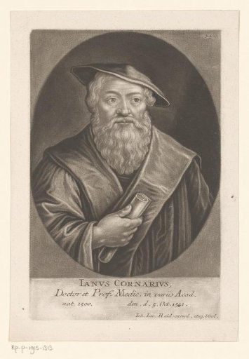 Portrait of Janus Cornarius