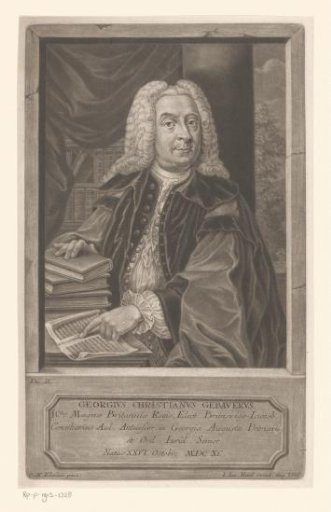 Portrait of Georg Christian Gebauer