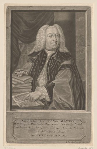 Portrait of Georg Christian Gebauer