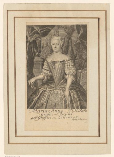 Portrait of Franziska Maria, Imperial Countess von Brühl