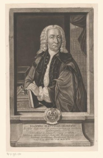 Portrait of Johann Matthias Gesner