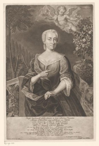 Portrait of Anna Dorothea von Halder
