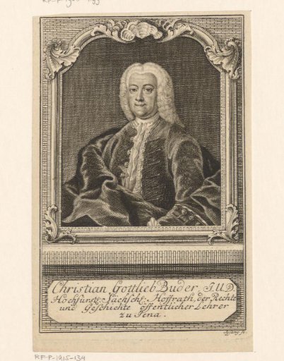 Portrait of Christian Gottlieb Buder