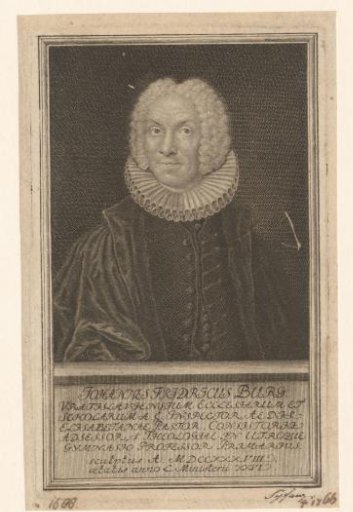 Portrait of Johann Friedrich Burg