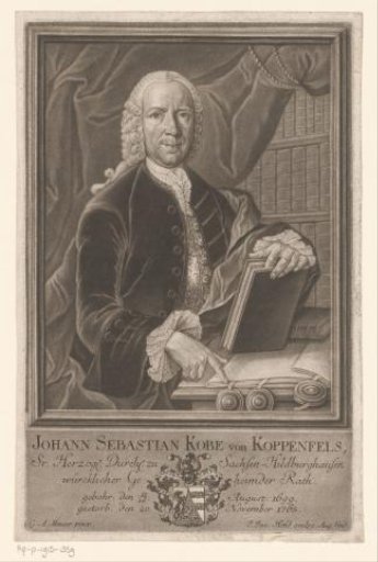 Portrait of Johann Sebastian Kobe von Koppenfels
