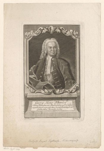 Portrait of Georg Heinrich Bümler