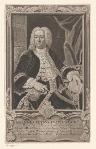 Portrait of Johann Peter von Ludewig