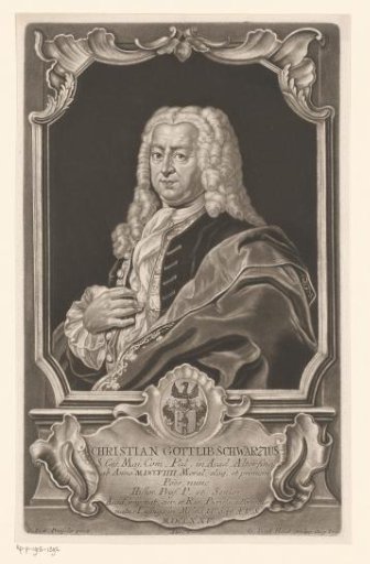 Portrait of Christian Gottlieb Schwarz