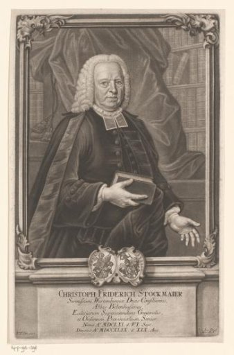 Portrait of Christoph Friedrich Stockmayer