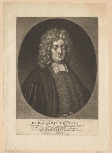 Portrait of Benjamin Ursinus at the age of 60