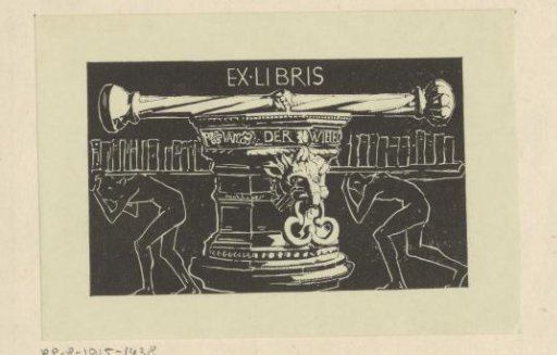Ex libris of Van der Wielen