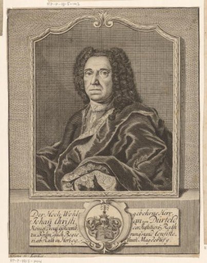 Portrait of Johann Christian Dürfeld